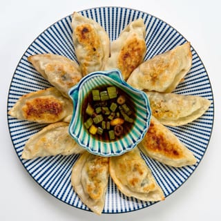 Fried Dumplings (군만두)